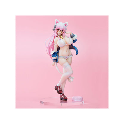 Super Sonico White Cat Ver. Figure [Union Creative]