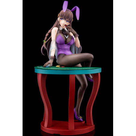 The Demon Sword Master of Excalibur Academy Statue 1/6 Elfine Phillet wearing flower's purple bunny costume with Nip Slip Gimmick System 17 cm