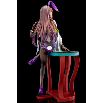 The Demon Sword Master of Excalibur Academy Statue 1/6 Elfine Phillet wearing flower's purple bunny costume with Nip Slip Gimmick System 17 cm