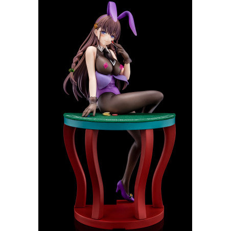 The Demon Sword Master of Excalibur Academy Statue 1/6 Elfine Phillet wearing flower's purple bunny costume with Nip Slip Gimmick System 17 cm