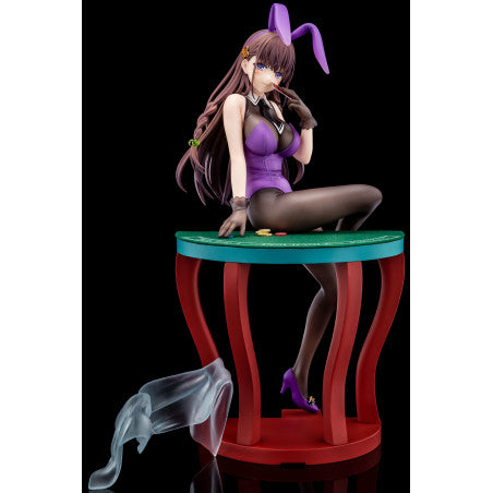 The Demon Sword Master of Excalibur Academy Statue 1/6 Elfine Phillet wearing flower's purple bunny costume with Nip Slip Gimmick System 17 cm