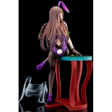 The Demon Sword Master of Excalibur Academy Statue 1/6 Elfine Phillet wearing flower's purple bunny costume with Nip Slip Gimmick System 17 cm