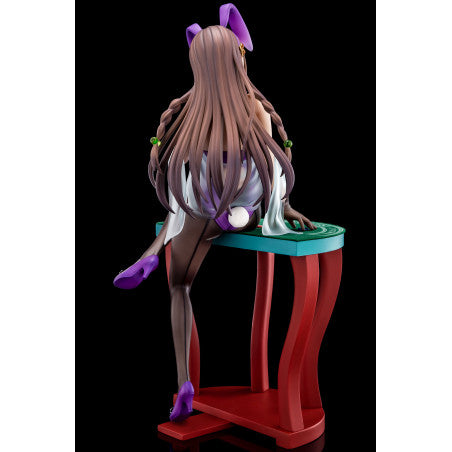 The Demon Sword Master of Excalibur Academy Statue 1/6 Elfine Phillet wearing flower's purple bunny costume with Nip Slip Gimmick System 17 cm