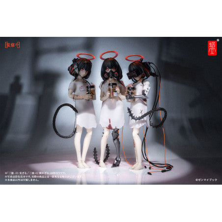 Original Character Actionfigur Kit 1/12 Three Wise Monkeys 03 Speak no Evil 14 cm
