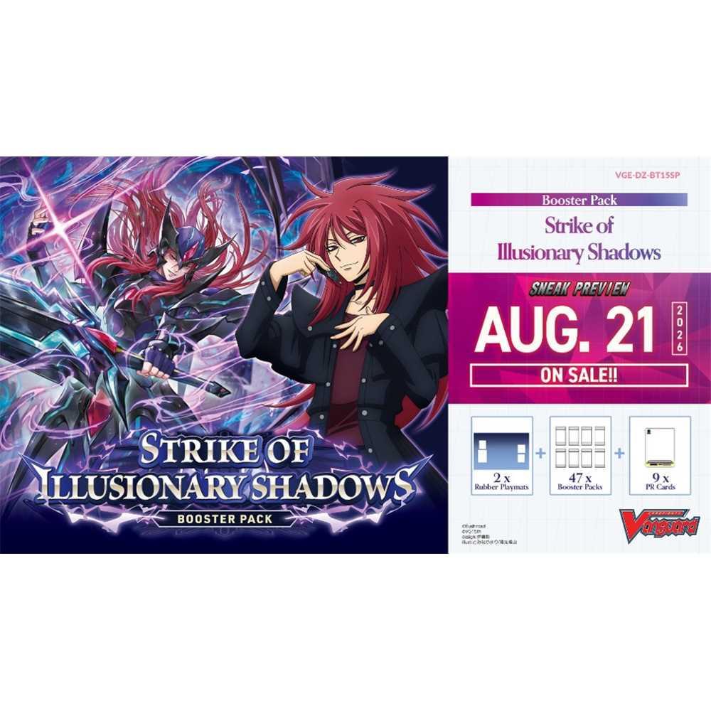 VANGUARD BT15 STRIKE OF ILLUSIONARY SHADOWS SNEAK PREVIEW KIT - ENG - Anime Figuren günstig kaufen