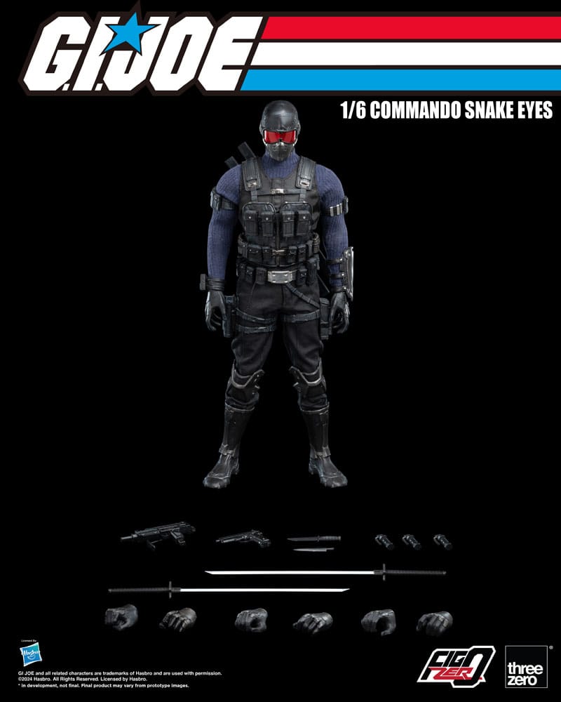 Commando Snake Eyes - FigZero - ThreeZero - Anime Figuren günstig kaufen