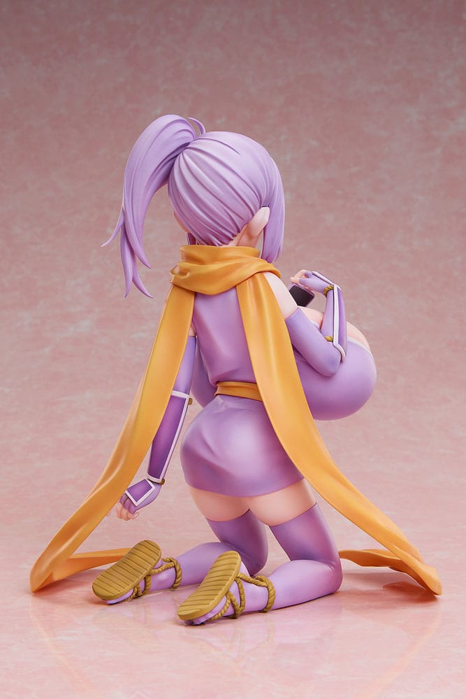 A Ninja and an Assassin Under One Roof PVC Statue 1/4 Diecut Sticker Satoko Kusagakure Huge-Breasted Ver. 23 cm