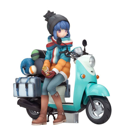 Laid-Back Camp PVC Statue Rin Shima with Scooter - Anime Figuren günstig kaufen