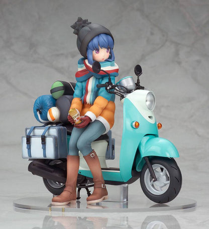 Laid-Back Camp PVC Statue Rin Shima with Scooter - Anime Figuren günstig kaufen