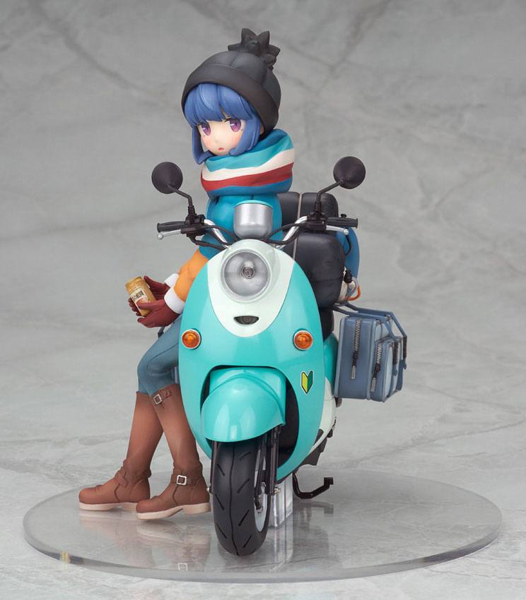 Laid-Back Camp PVC Statue Rin Shima with Scooter - Anime Figuren günstig kaufen