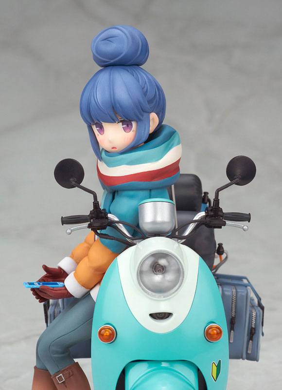 Laid-Back Camp PVC Statue Rin Shima with Scooter - Anime Figuren günstig kaufen