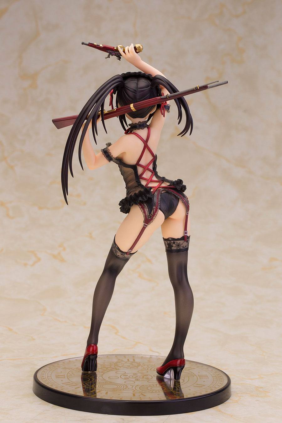 Date A Live II PVC Statue Tokisaki Kurumi Lingerie Black Color Version - Anime Figuren günstig kaufen
