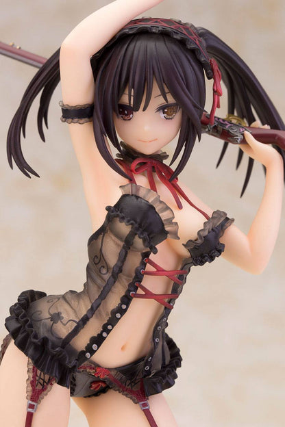 Date A Live II PVC Statue Tokisaki Kurumi Lingerie Black Color Version - Anime Figuren günstig kaufen