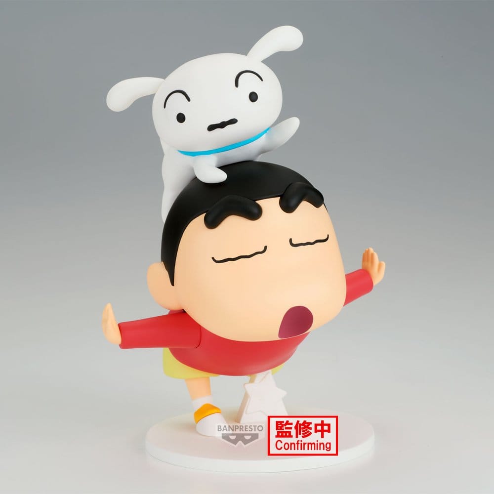 Crayon Shinchan Big Figure PVC-Figur Shinnosuke Nohara (Yay!) - Anime Figuren günstig kaufen