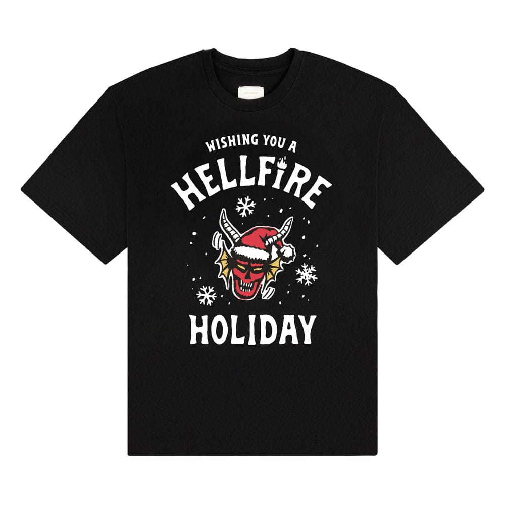 Stranger Things T-Shirt Wishing You A Hellfire Holiday - Anime Figuren günstig kaufen