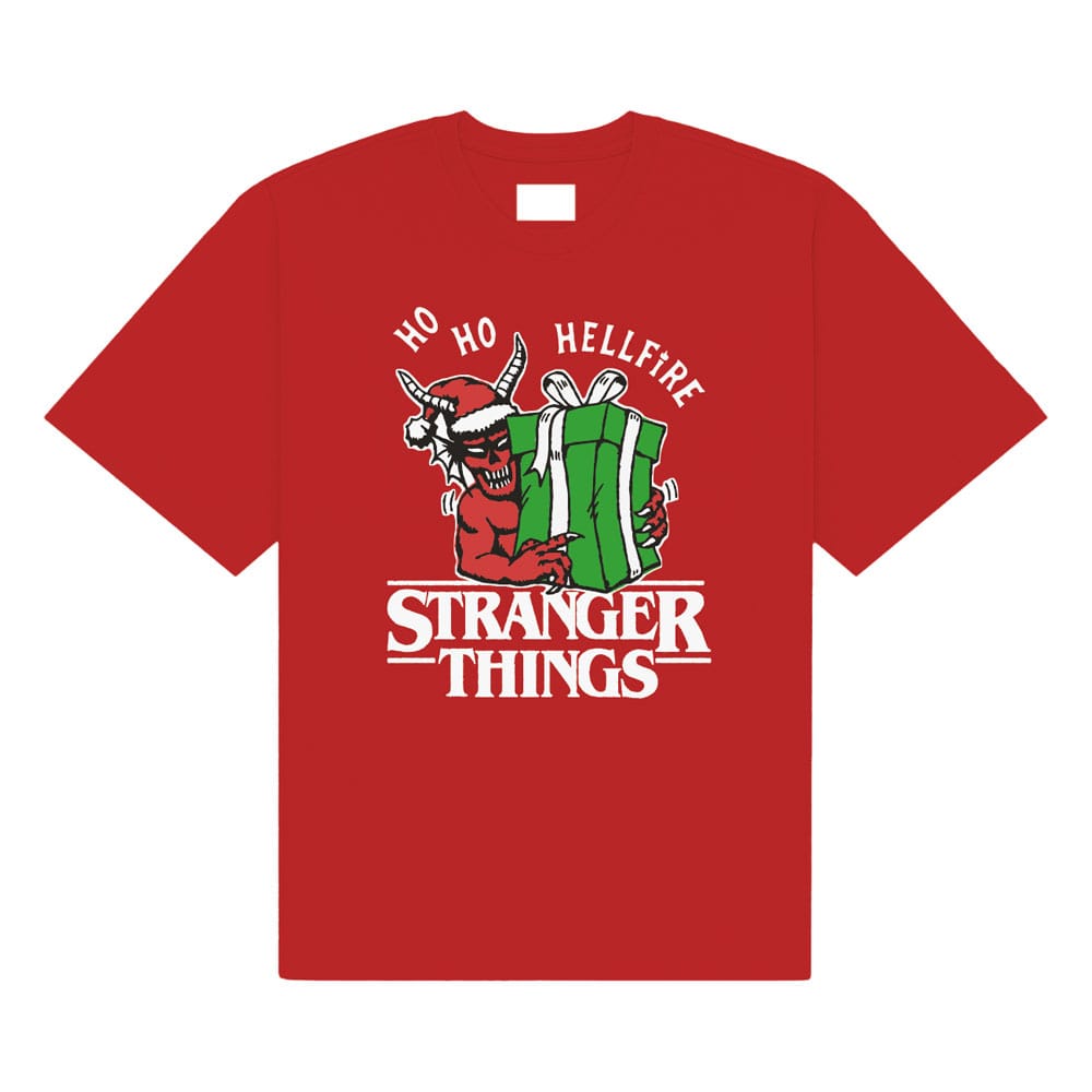 Stranger Things T-Shirt Ho Ho Hellfire - Anime Figuren günstig kaufen