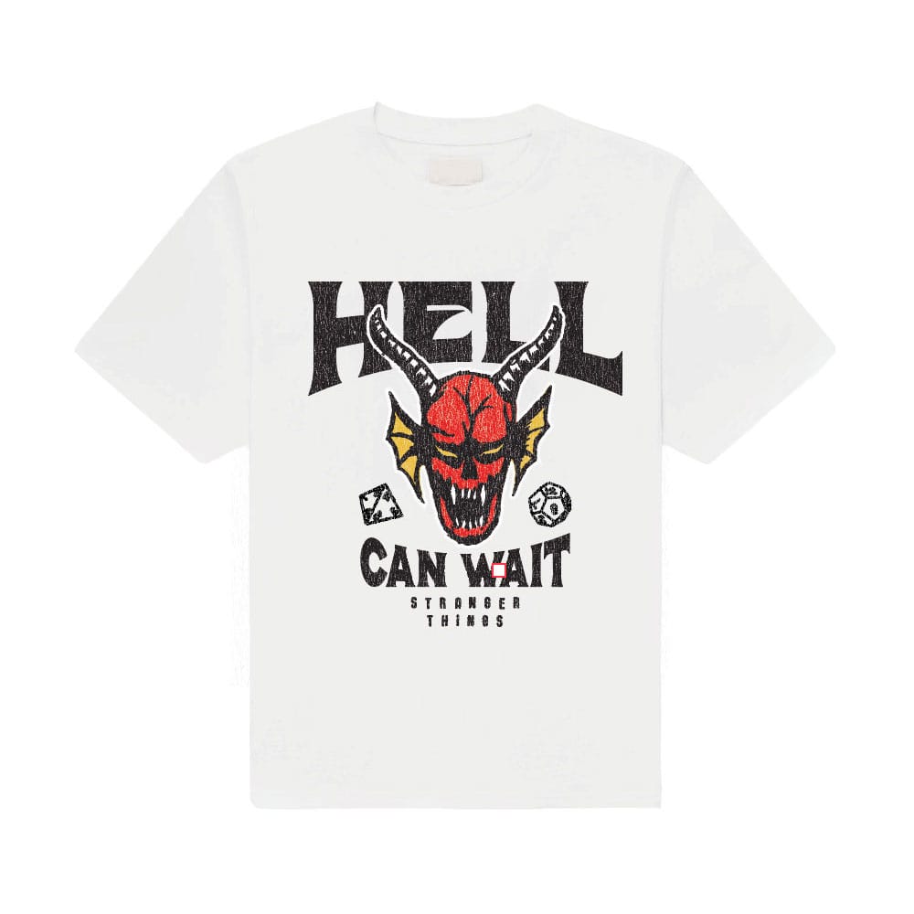 Stranger Things T-Shirt Hell Can Wait (white) - Anime Figuren günstig kaufen