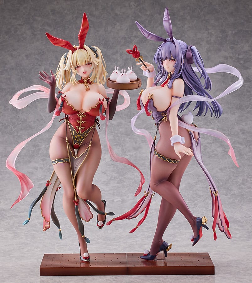 Cheongsam Bunny Stella & Yuri Moehime Union BINDing - Anime Figuren günstig kaufen