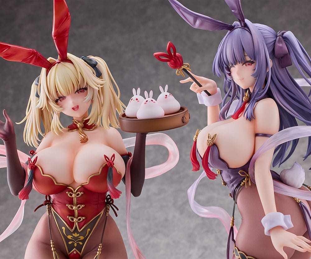Cheongsam Bunny Stella & Yuri Moehime Union BINDing - Anime Figuren günstig kaufen