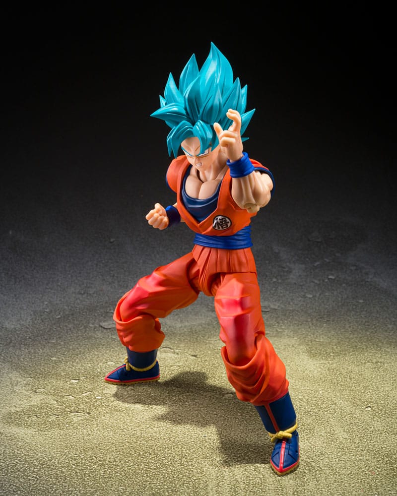 Super Saiyan God Super Son Guko (Blue power transcending Limits) Bandai Tamashii Nations