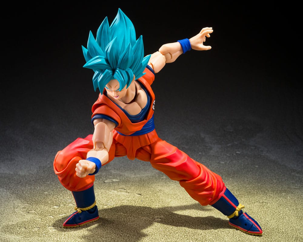 Super Saiyan God Super Son Guko (Blue power transcending Limits) Bandai Tamashii Nations