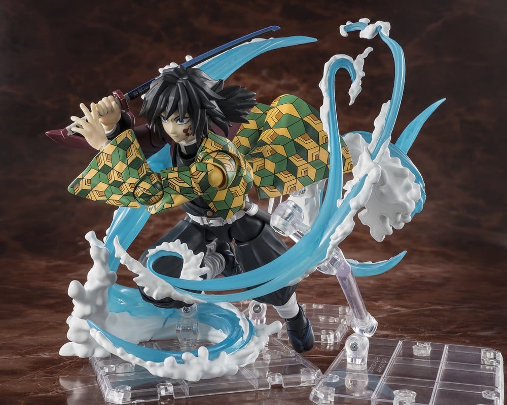 Demon Slayer: Kimetsu no Yaiba S.H. Figuarts Zubehör-Set Tanjiro Kamado & Giyu Tomioka Water Breathing Option Parts Set - Anime Figuren günstig kaufen