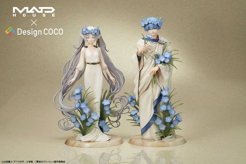 Frieren: Beyond Journey's End PVC Figuren 2er-Pack Frieren & Himmel Art Nouveau Style - Anime Figuren günstig kaufen