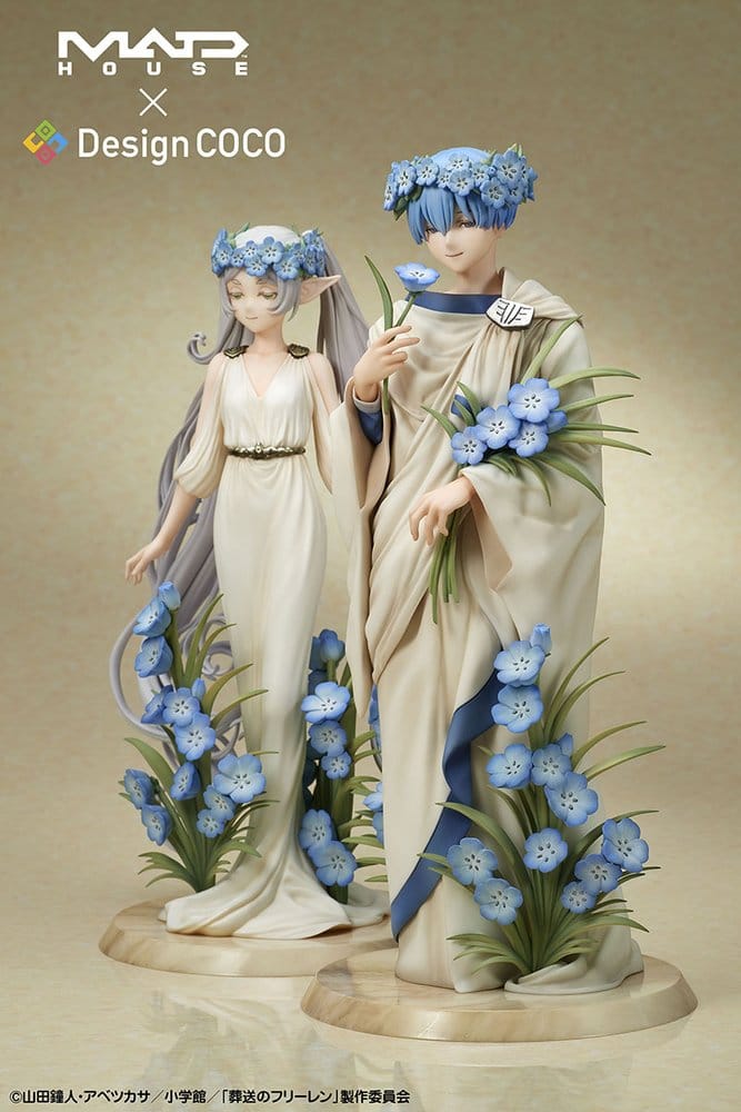 Frieren: Beyond Journey's End PVC Figuren 2er-Pack Frieren & Himmel Art Nouveau Style - Anime Figuren günstig kaufen
