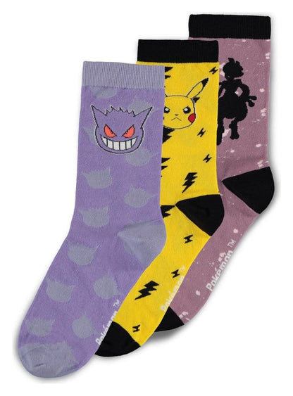 Pokémon Socken 3er-Pack Crew 43-46 - Anime Figuren günstig kaufen