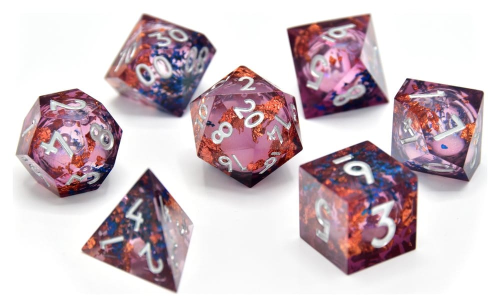 CritStones Liquid Core Würfel Set Fey Mist (7) - Anime Figuren günstig kaufen