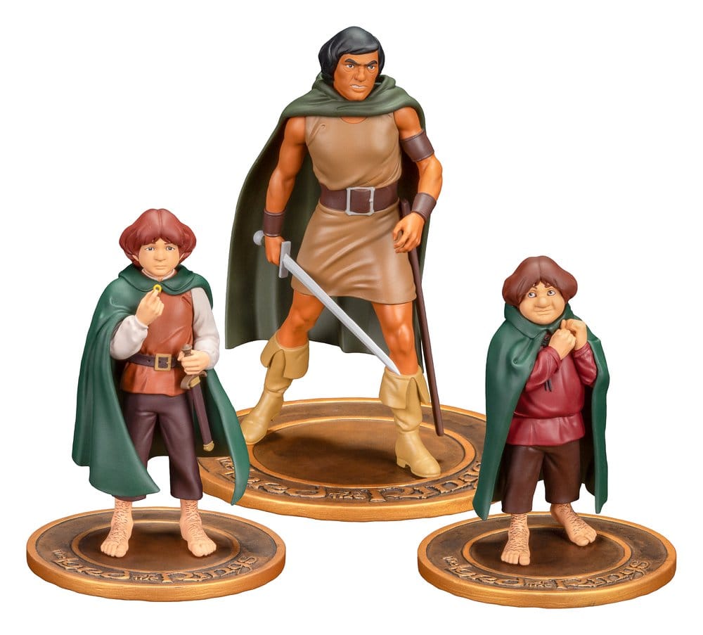 Der Herr der Ringe Animated Film PVC Figuren 3er-Pack Frodo, Aragorn, and Samwise - Anime Figuren günstig kaufen