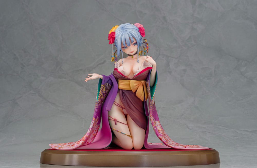 Original Character Statue 1/7 Shujuu Ecstasy Shion Oiran Ver. 15 cm