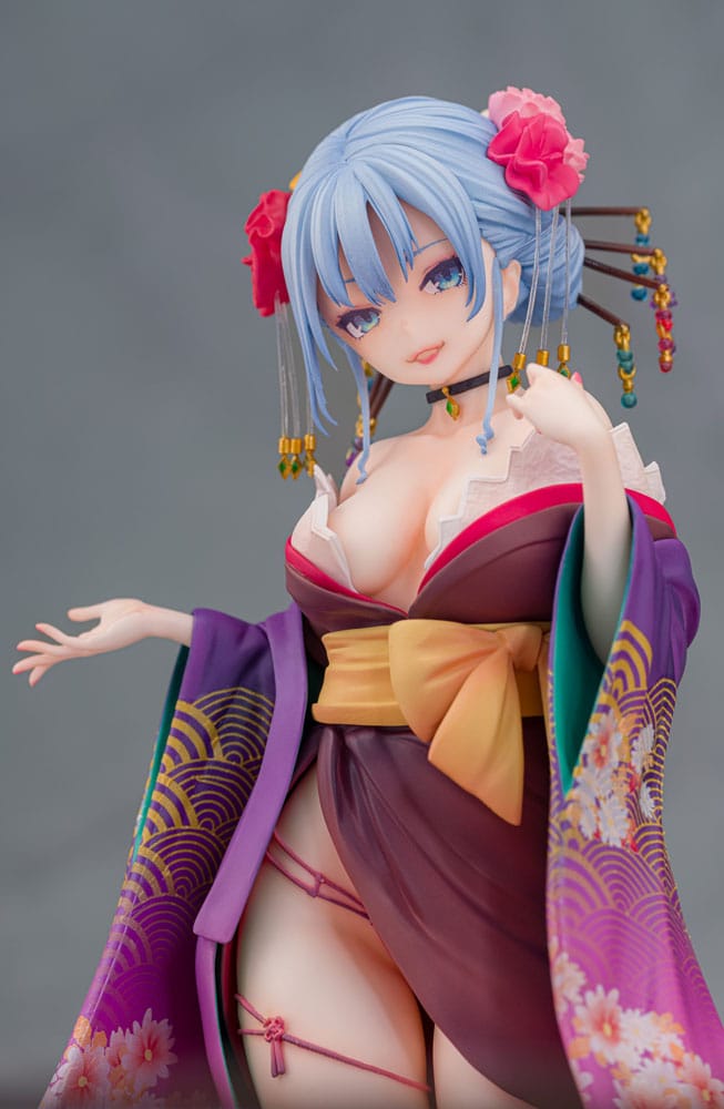 Original Character Statue 1/7 Shujuu Ecstasy Shion Oiran Ver. 15 cm