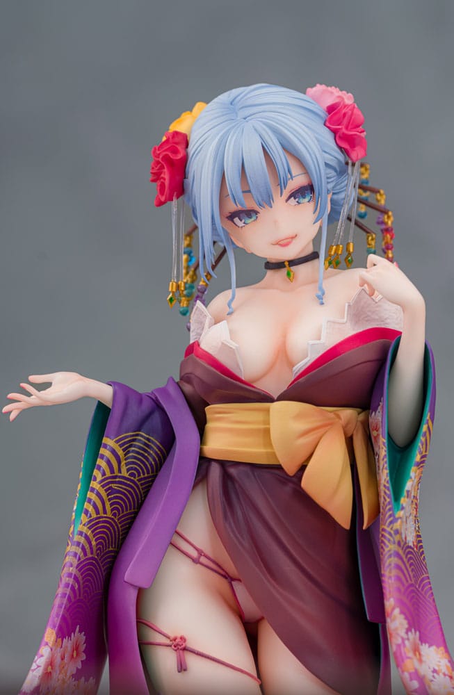 Original Character Statue 1/7 Shujuu Ecstasy Shion Oiran Ver. 15 cm