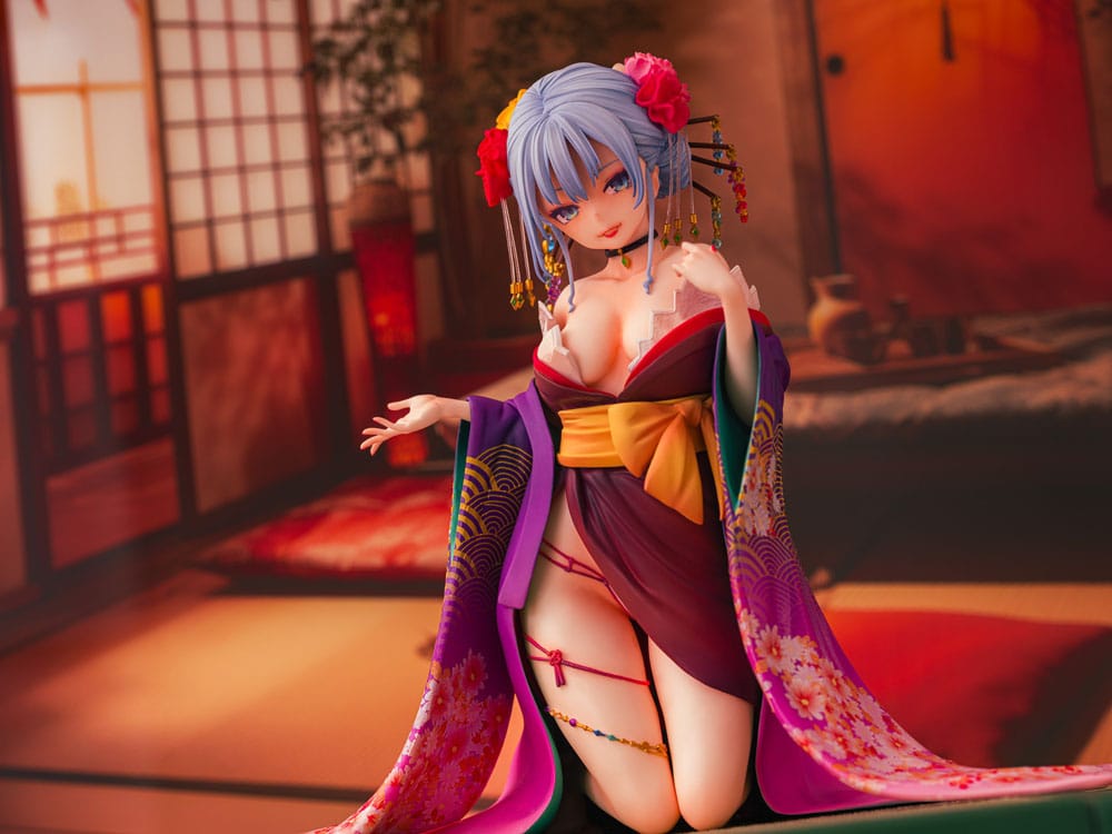 Original Character Statue 1/7 Shujuu Ecstasy Shion Oiran Ver. 15 cm