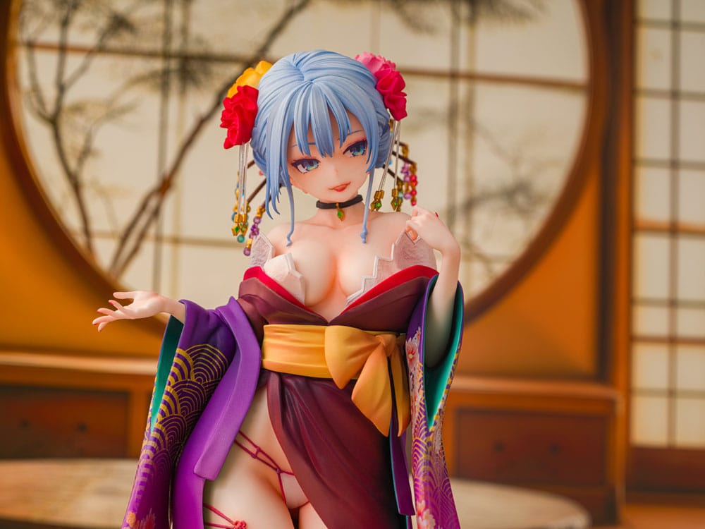 Original Character Statue 1/7 Shujuu Ecstasy Shion Oiran Ver. 15 cm