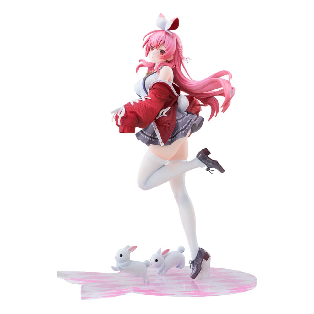 Rosuuri Original Character PVC Statue 1/7 White Rabbit Rosu Casual Clothes Ver. 25 cm