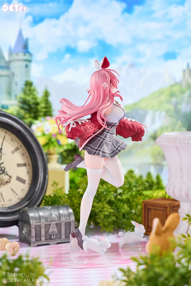 Rosuuri Original Character PVC Statue 1/7 White Rabbit Rosu Casual Clothes Ver. 25 cm