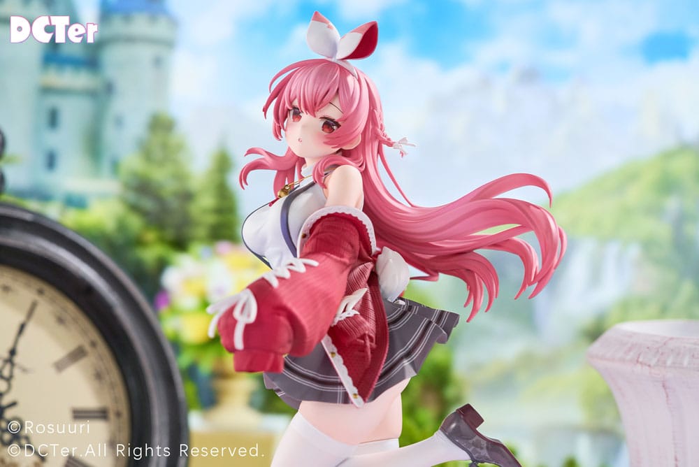 Rosuuri Original Character PVC Statue 1/7 White Rabbit Rosu Casual Clothes Ver. 25 cm