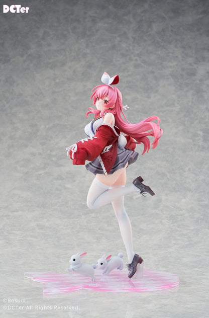 Rosuuri Original Character PVC Statue 1/7 White Rabbit Rosu Casual Clothes Ver. 25 cm