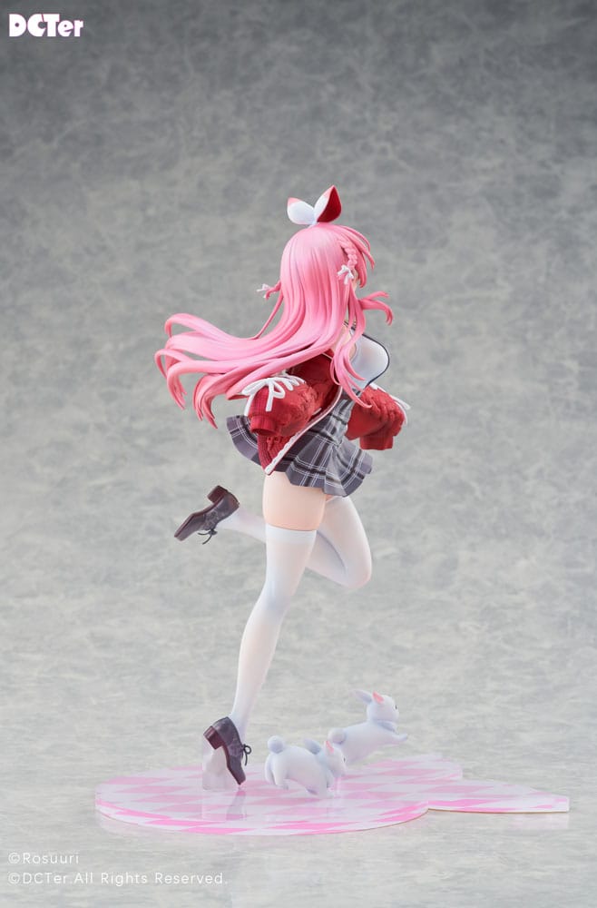Rosuuri Original Character PVC Statue 1/7 White Rabbit Rosu Casual Clothes Ver. 25 cm