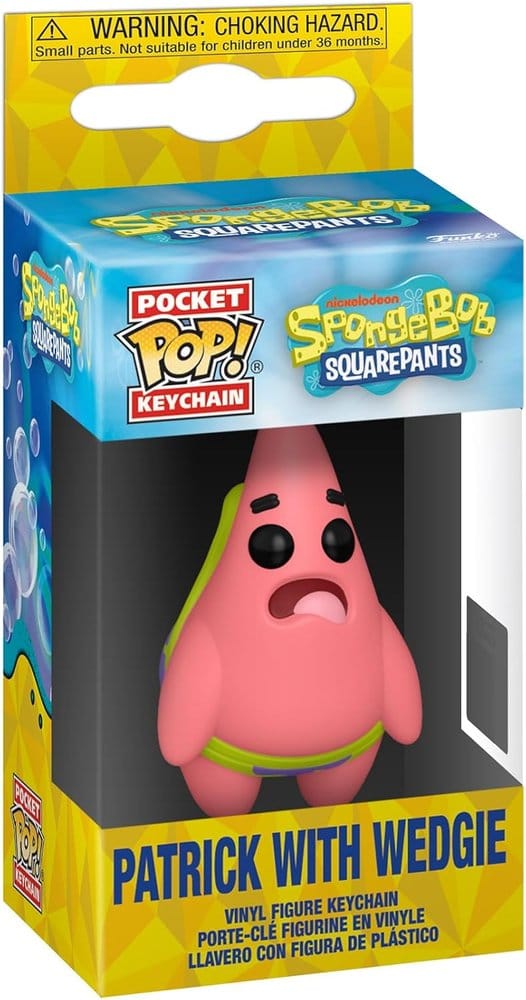 SpongeBob Schwammkopf POP! Vinyl Schlüsselanhänger Patrick w/Wedgie Sortiment (12) - Anime Figuren günstig kaufen
