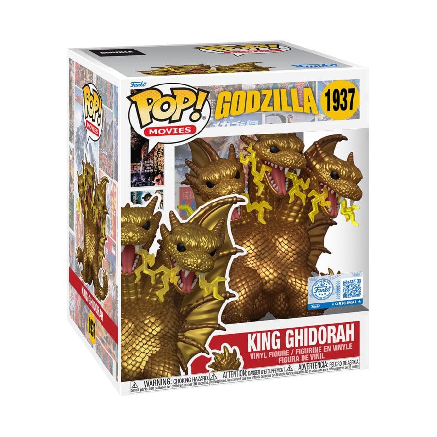 *heo Exclusive Edition* Godzilla Super Sized POP! Movies Vinyl Figur King Ghidora (Electric) - Anime Figuren günstig kaufen