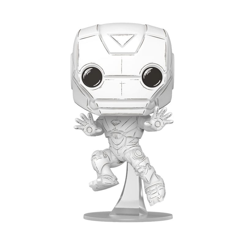 Marvel POP! Vinyl Figur Sketched - Iron Man - Anime Figuren günstig kaufen