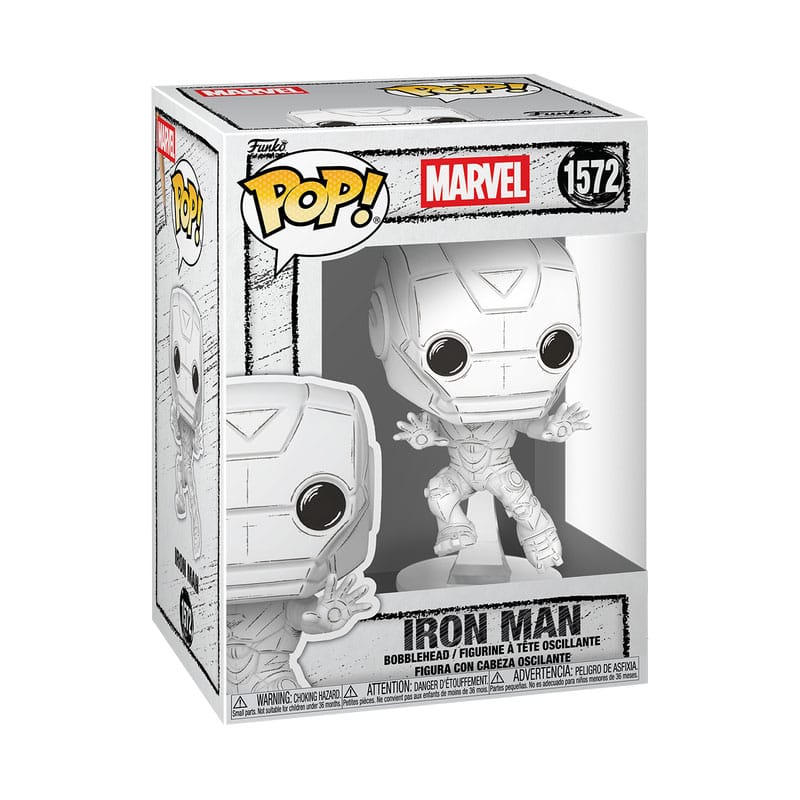 Marvel POP! Vinyl Figur Sketched - Iron Man - Anime Figuren günstig kaufen