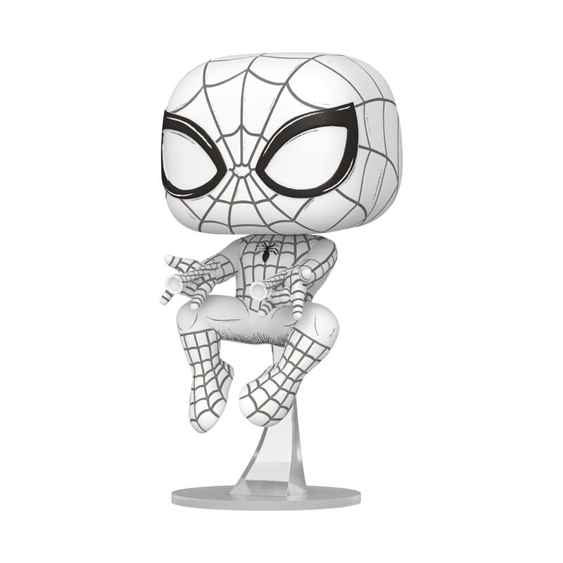 Marvel POP! Vinyl Figur Sketched - Spider-Man - Anime Figuren günstig kaufen