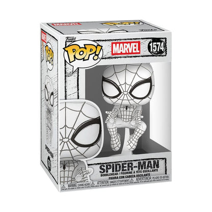 Marvel POP! Vinyl Figur Sketched - Spider-Man - Anime Figuren günstig kaufen