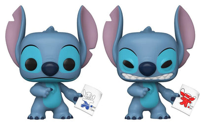 Lilo & Stitch POP! Vinyl Figur Stitch with Mood Chart - Anime Figuren günstig kaufen