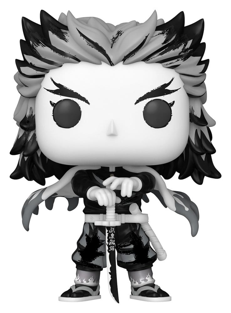 Demon Slayer: Kimetsu no Yaiba POP! Animation Vinyl Figuren Rengoku(Sumi-Ink) - Anime Figuren günstig kaufen
