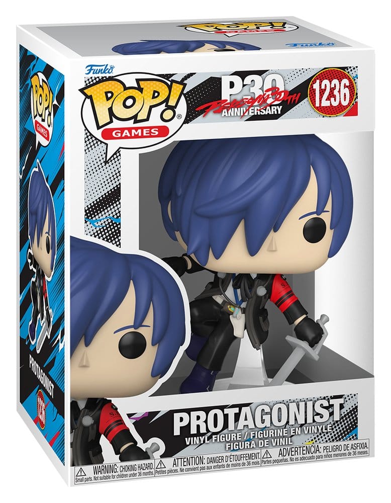 Persona 3 POP! Games Vinyl Figur Male Protagonist (Makoto) - Anime Figuren günstig kaufen